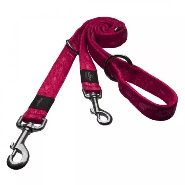 Поводок-перестежка Rogz MULTI PURPOSE LEAD серия "Alpinist", размер S, ширина 1,1см, длина 1,1-1,3-1,8м, розовый
