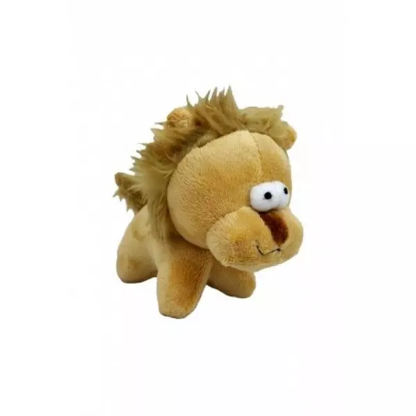 Плюшевая игрушка для собак Papillon "Глазастый лев" с пищалкой, 12 см
