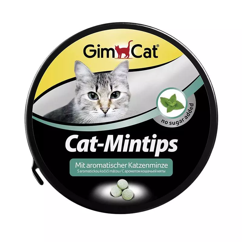 Витаминизированное лакомство для кошек Гимборн Кэт-Минитипс 200гр, с кошачьей мятой 330 шт.