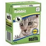 Консервы для кошек "Bozita Feline", с кроликом в желе, 370 г
