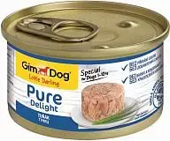 Консервы для собак GimDog Pure Delight из тунца 85 г