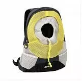 Переноска-рюкзак для животных до 3 кг Ziver Crazy Paws Small 37x14x36.5 см желтая