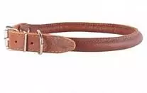 Ошейник для собак Collar Soft кожаный двойной 20-25 см*9 мм коричневый