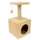 Домик для кошек Мяу Хаус Стандарт 37*37*68 см