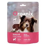Лакомство для собак Organix 100% мясо "Колбаски  из филе ягненка" 50 г (срок до 11.22)