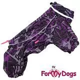 Комбинезон ForMyDogs фиолетовый для девочек 18
