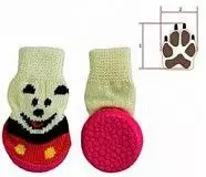 Носкоботы для собак мелких пород Леонардо Медвежонок PSS006-0 красные