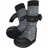 Защитные носки для лап Trixie Walker M, пёстрый чёрный, 2 шт