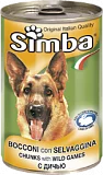 Консервы для собак Simba Dog кусочки дичь 415 г