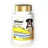 Витамины для крупных пород собак Unitabs ImmunoComples Q10 100 табл.