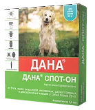 Капли от блох для собак и щенков более 20 кг Apicenna Дана Спот-Он 1 пипетка  (срок 10.22)