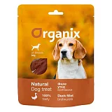 Лакомство для собак Organix 100% мясо "Колбаски из филе утки" 50 г (срок до 11.22) 