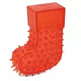 Игрушка для собак Triol New Year "Рождественский носок", термопластичная резина, 125 мм
