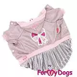 Платье ForMyDogs розовое с юбочкой 16