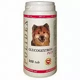 Витамины для собак Полидекс Глюкогекстрон Плюс для лечения заболеваний опорно-двигательного аппарата 500 табл.