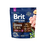 Сухой корм для щенков мелких пород Brit Premium Dog Junior 1 кг (срок 10.22)