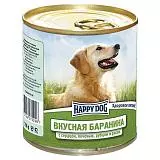 Консервы для собак Happy Dog с бараниной, сердцем, печенью, рубцом и рисом 750 г