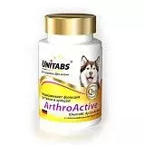 Витамины для собак Unitabs ArthroActive при болезнях суставов 100 табл.