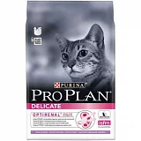 Сухой корм для кошек Проплан Деликат с чувствительным пищеварением индейка/рис 3 кг (дефект упаковки)