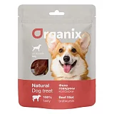 Лакомство для собак Organix 100% мясо "Колбаски из филе говядины" 50 г (срок до 11.22)