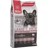 Сухой корм для щенков Блиц Lamb&Rice Puppy с ягнёнком и рисом 500 г