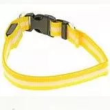 Ошейник для собак Бадди светоотражающий JPF-509/HFC-002L, желтый, 2,5*51-61 см