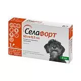 Противопаразитное средство для собак (5,1-10 кг) Селафорт 60 мг 12%