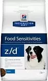Лечебный корм для собак Хиллс Диета Z/D при острых пищевых аллергиях 3 кг