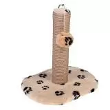 Когтеточка для котят на подставке Меридиан К702 джут 30*24*35 см