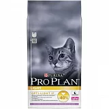 Сухой корм для кошек Проплан Лайт с избыточным весом индейка/рис 1,5 кг (срок 10.2022)