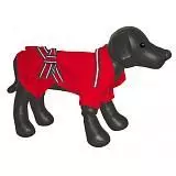 Платье для собак Dezzie спортивное, красное, 30 см