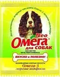 Мультивитаминное лакомство для собак Омега Neo + с морскими водорослями 60 г