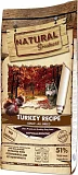Сухой корм для взрослых собак всех пород Natural Greatness Turkey Recipe с индейкой 18 кг