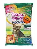 Шампуневые полотенца для кошек Japan Premium Pet для экспресс-купания без воды 25 шт.