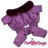 Комбинезон ForMyDogs фиолетовый для девочек 20