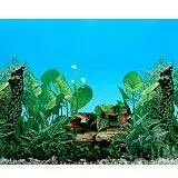 Декорация для аквариума Тритон травянистая 30 см 1 м