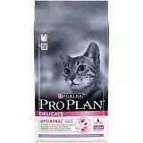 Сухой корм для кошек Проплан Деликат с чувствительным пищеварением индейка/рис 1,5 кг