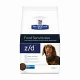 Лечебный корм для собак мелких пород Хилс Диета Z/D при аллергии 1,5 кг