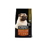 Сухой корм для собак мелких пород с чувствительным пищеварением Чибау с ягненком 2,5 кг (дефект упаковки 3-5 см)