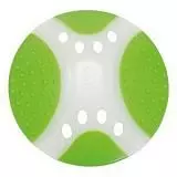 Игрушка для собак Грызлик Ам Тарелка летающая Frisbee Dental Nylon зеленый, нейлон 17 см
