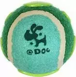 Игрушка для собак Gaffy Pet 11048 Мячик теннисный с фиксатором на поясе зеленый 7,5*7 см