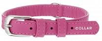 Ошейник для собак Collar Glamour без украшений 15 мм*27-36 см, розовый
