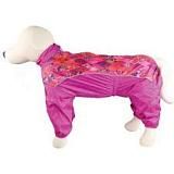 Комбинезон-дождевик для собак Dezzie Сочи-2014 Пудель средний, девочка, розовый
