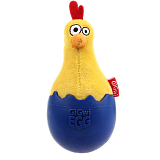 Игрушка для собак GiGwi Цыпленок неваляшка с пищалкой