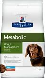 Лечебный корм для собак миниатюрных пород Хиллс Метаболик коррекция веса 1,5 кг