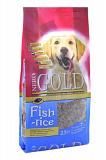 Сухой корм для взрослых собак NERO GOLD Рыбный коктейль, рис и овощи (Fish&Rice 24/13) 12 кг