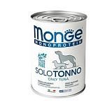 Консервы для собак Monge Dog Monoproteico Solo паштет из тунца 400 г