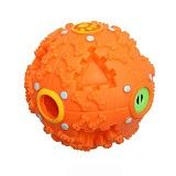 Игрушка для собак Ziver Мяч звуковой оранжевый 10 см