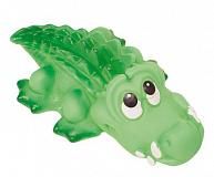 Игрушка для собак Зооник Крокодильчик, 13.5 см, зеленый