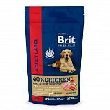 Сухой корм для взрослых собак крупных пород Brit Premium Dog Adult Large Курица 3 кг
